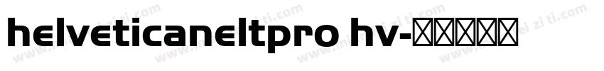 helveticaneltpro hv字体转换